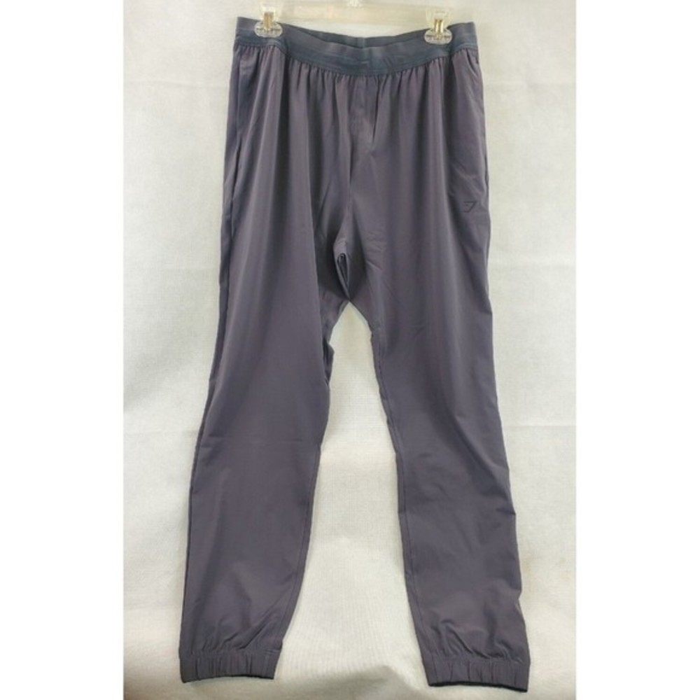 Gymshark Men's Onyx Grey Studio Joggers Pants Size XL New in Bag Drawstring